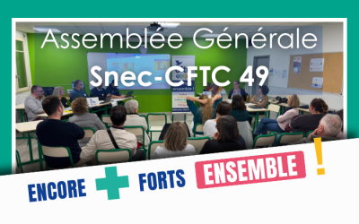 Assemblée générale du Snec‑CFTC 49 : une belle mobilisation des adhérents à Angers